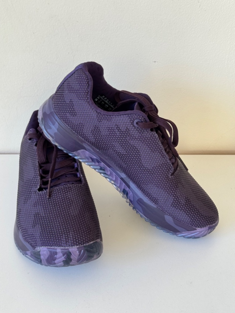 NOBULL Trainer Sneakers Purple Camo Sole Women's Size 9 New Shoes